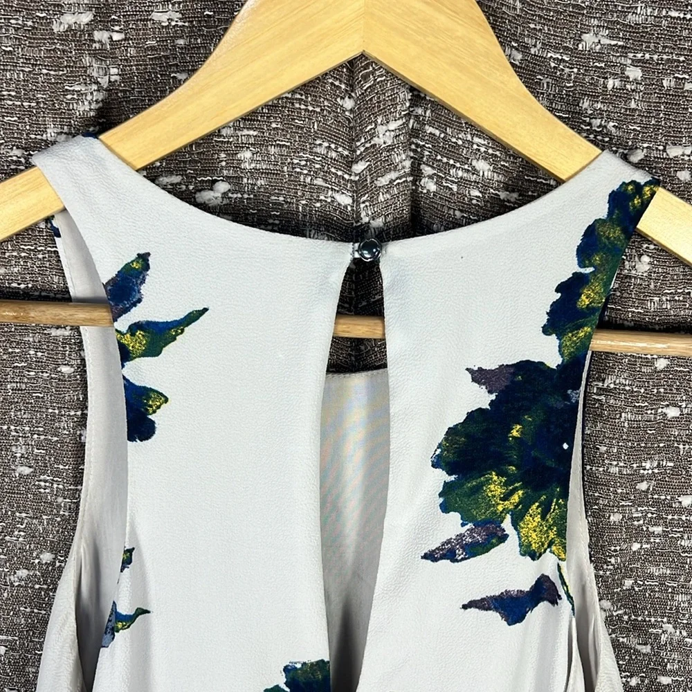 Free People OB420184 Cloud Combo Floral Flutter By Pleated‎ Mini Dress Size 4